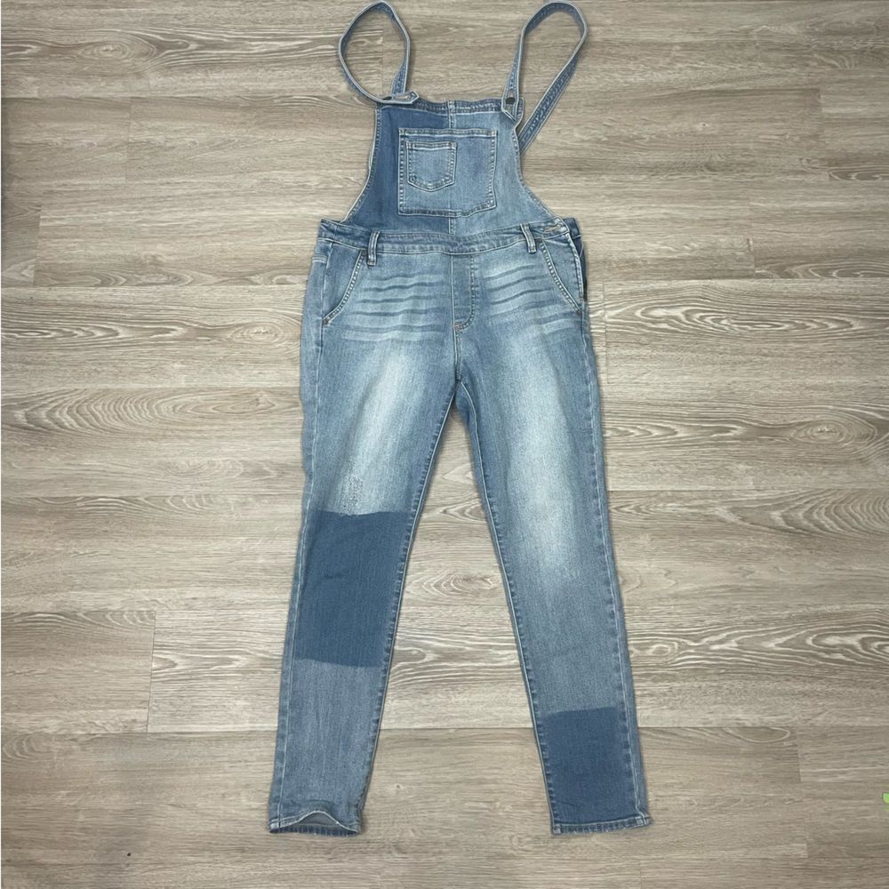 Miss Me Bib Jean Overalls Ankle Skinny Large L